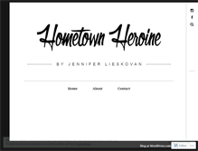 Tablet Screenshot of hometownheroine.com